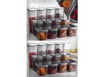 Hermia Concept, BNMPEGYAR24-13232, Scatole Portaoggetti, Set Di Scatole Portaoggetti (24 Pezzi), Antracite, Plastica, 12 X 16,5 X 27,5 Cm