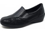 Aco Olga 54 Scarpa Slip-On Da Donna In Nero, Misura 38
