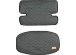 Riduttore Di Seduta Roba Sit Up 'Luxe' - Inserto Per Seggiolone 2 Pezzi 'Graphite Quilted' - Cuscino Di Seduta Per Tutti I Seggioloni Scala Roba 'Sit Up'