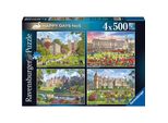 Puzzle Ravensburger Residenza Reale, Regno Unito 4X500 Pezzi