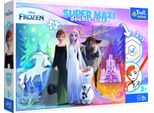 Trefl Puzzle Reversibile Regno Del Ghiaccio Super Maxi 24 Pezzi