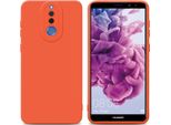 Cadorabo Cover Per Huawei Mate 10 Lite Cover Protettiva In Silicone Tpu Arancione Custodia Per Telefono Cellulare