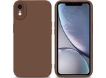 Custodia Cadorabo Per Apple Iphone Xr Custodia Protettiva In Tpu Marrone Custodia In Silicone Custodia Per Telefono Cellulare