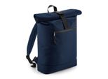 Bagbase - Zaino, Con Parte Superiore Arrotolata, Riciclato RW7779 (Taglia Unica) (Blu Navy)