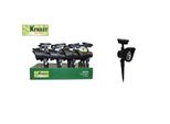 Faro Solare Kynast Proiettore Spot Nero Con Picchetto A Terra 29 Cm