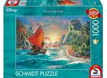Schmidt Spiele Puzzle 1000 Teile Kinkade Disney Vaiana Mona 58030
