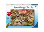 Ravensburger Puzzle Dinosauri In Fuga 60 Pezzi