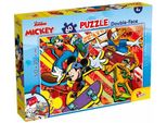 Puzzle Bifacciale 60El. 50X35Cm Mickey Mouse. 86535 Lisciani P12