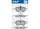 Set Di Pastiglie Freno Anteriori Skf Per Furgoni Vw Lt 28-46 Ii (2DA, 2DD, 2DH) Vkbp 80254