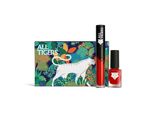 All Tigers Natural & Vegan Wild Stars Set Di Rossetti E Unghie 888 Call Me Queen 8Ml + Smalto 298 Hit It Big 11Ml