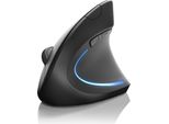 Csl - Mouse Verticale Senza Fili Bluetooth - Mouse Verticale Senza Fili - Design Ergonomico - Prevenzione Del Braccio Del Mouse - Particolarmente Adatto Al Braccio - Per Pc Laptop Notebook