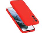 Cadorabo Custodia Protettiva Per Samsung Galaxy S21 Fe In Rosso Custodia Del Telefono Cellulare Custodia Cover Tpu Etui
