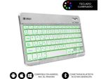 Tastiera Compatta Bluetooth Senza Fili Retroilluminata Intelligente Subblim / Argento
