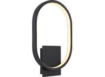 Globo Lighting Luce Da Esterno In Metallo Nero Opaco, Led