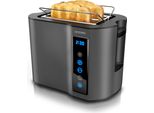 Tostapane Arendo A Fessura Corta, Attacco Per Rotolo Di Pane, Involucro Isolato Termicamente, Display, Touch