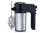 Alpina Miscelatore Elettrico A Mano 230 V - 6 Impostazioni Di Velocità - Miscelatore Elettrico - 400 W - 2 Fruste E 2 Ganci Per Pasta - Con Supporto - Miscelatore Da Cucina - Abs/Acciaio Inox - Nero