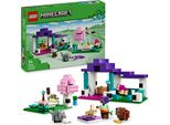 Lego Minecraft Il Rifugio Degli Animali, Giocattolo Con Tante Figure Di Animali Per Ragazze E Ragazzi Dai 7 Anni In Su, Regalo Per Giocatori E Bambini, Set Di Modelli Del Bioma A Livello Di Mattoncini 21253