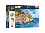 Set Di Puzzle Trefl 2In1 Manarola, Liguria, Italia 1500 Pezzi Con Colla