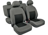 Set Coprisedili Lampa Linear Per Auto In Tessuto Jacquard Nero/Grigio Universale