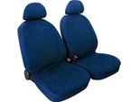 Coprisedile Anteriore Miky In Microfibra Con Copripoggiatesta Blu Scuro