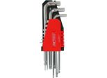 Awtools Klucze Imbusowe Black Line 10Szt/Kula.