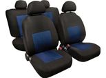 Set Di Coprisedili Universali Lampa Sport Blu E Neri Per Sedili Standard