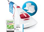 Aspiratore Manuale Cleanmaxx Per Acari Della Polvere Con Luce UV-C 300W Bianco/Rosso Incl. 2 Filtri Di Ricambio *B-Merci*