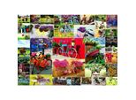 Puzzle Grafika Collage: Ruote 1500 Pezzi