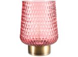 Pauleen Rose Glamour Lampada Da Tavolo Mobile A Batteria Timer Rosa