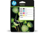 Hp 924 Cmyk Original Ink Cartridge 4-Pack Cartuccia D'inchiostro 4 Pz Originale Nero, Ciano, Magenta, Giallo