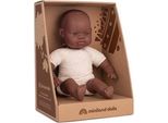 Miniland Baby Doll Africano 32 Cm Bambola Giocattolo Educativo