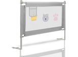 Parapetto Per Letto Parapetto Per Lettino Regolabile In Altezza 200 X 98 Cm Parapetto Per Lettino Protezione Anticaduta Letto Grigio Scuro