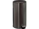 5 Five Simply Smart - Cestino In Metallo 30L "Delta"" In Acciaio Inox Nero"
