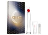 Kenzo Flower By Kenzo Eau De Parfum, 100 Ml + Body Lotion, 75 Ml + Eau De Parfum, 10 Ml