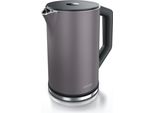Bollitore Arendo, 1,5 L, 2200 W, Acciaio Inox, Doppia Parete, Impostazione Temperatura 40° - 100 °C Con Display,