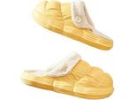 Pantofole Da Donna, Calde, Confortevoli, Morbide - Warmslides Giallo 36/37