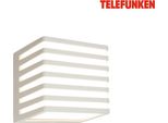 Telefunken Lampada Da Parete A Led, Protezione Dagli Spruzzi D'acqua E Dalla Polvere, On/Off