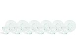 Excelsa Set Di 6 Tazze Da Espresso Con Piattini Brasilia In Porcellana 9 Cl Trasparente