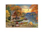 Puzzle Cobble Hill Lakeside Retreat - 1000 Pezzi Paesaggio Naturale