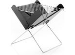 Griglia A Carbonella, Griglia Portatile Leggera Per Barbecue, Griglia Da Tavolo Per Campeggio, Griglia Mobile Da Appoggio 43,5 X 28,5 Cm - Grillomate