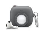 Custodia Elago Snapshot Per Airpods 2 Con Airtag Grigio Scuro