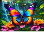 Enjoy Puzzle Farfalla Nella Foresta 1000 Pezzi