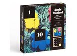 Galison Puzzle Scorrevole In Legno Andy Warhol: Flowers 2In1 ( 16 Pezzi)