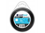 Premium Damil Alluminio Rinforzato Con Particelle - Profilo Rettangolare, 2,7 Mm X 60 M, Cellfast