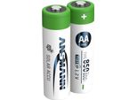 Ansmann Batteria Ricaricabile Nimh Solar Aa 2S