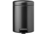 Brabantia Atkritumu Tvertne Ar PedāLi Newicon, 5L, Confident Grey