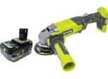 Ryobi R18AG-0 Smerigliatrice Angolare A Batteria 18 V One+ 115 Mm + 1X Batteria 4,0 Ah - Senza Caricabatteria