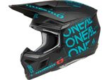 O´Neal Casco 3SRS Static Nero/Blu L (59/60 Cm)