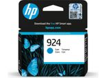 Hp 924 Cyan Original Ink Cartridge Cartuccia D'inchiostro 1 Pz Resa Standard