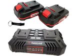 Parkside® Caricabatterie Doppio 20 V Pdslg 20 Incl. 2 Batterie (2 Ah)